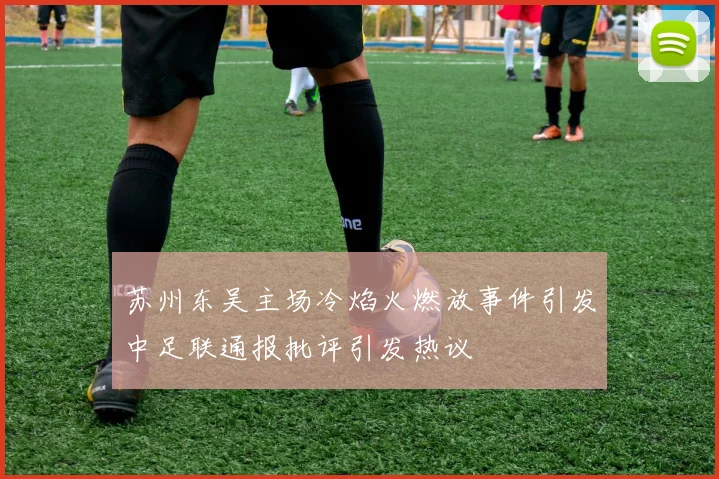 苏州东吴主场冷焰火燃放事件引发中足联通报批评引发热议